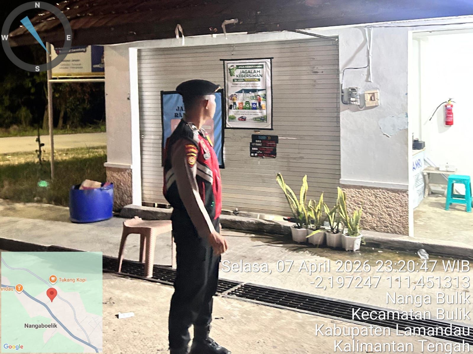 Wujudkan Kamtibmas Aman dan Kondusif, Sat Samapta Polres Lamandau Laksanakan Patroli Malam