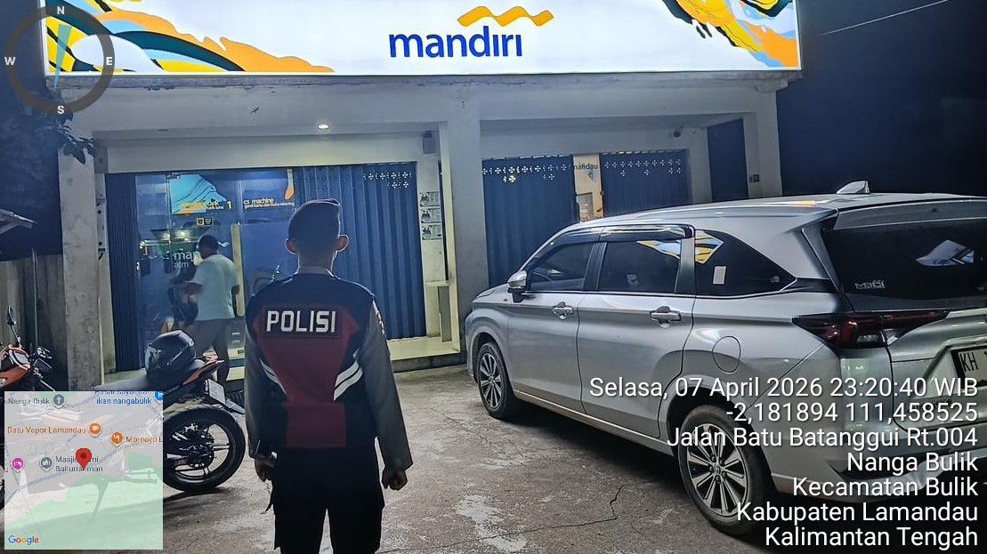 Sat Samapta Polres Lamandau Patroli di Objek Vital, Wilkum Polres Lamandau