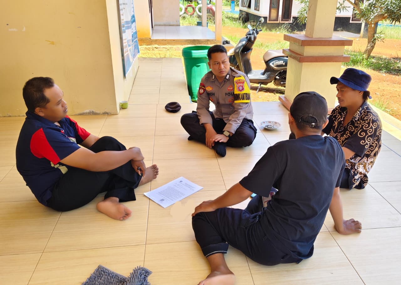 POLRI LAKSANAKAN SAMBANG KAMTIBMAS DI WILAYAH MENTHOBI RAYA