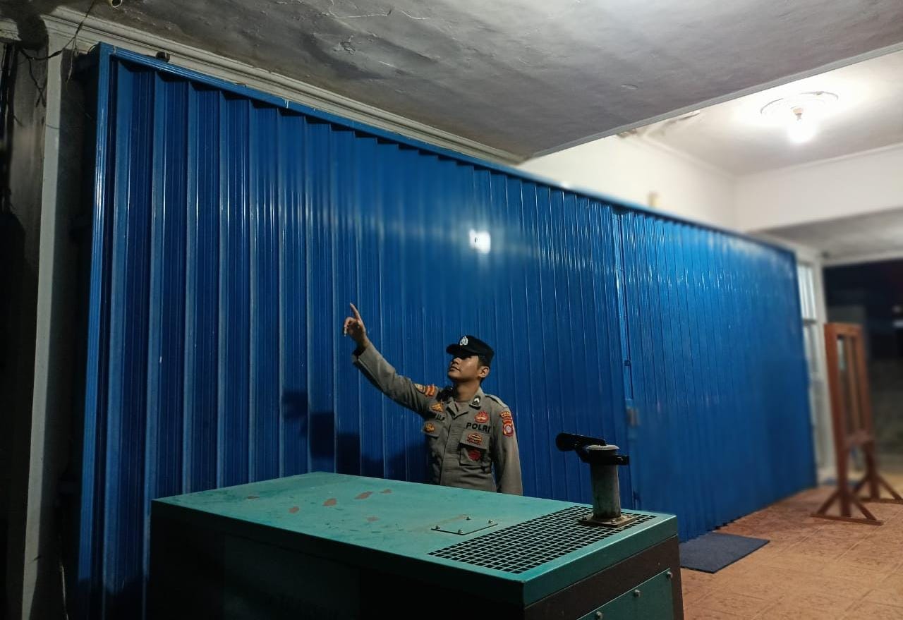 Personil Piket Patroli di Wilkum Polsek Sematu Jaya
