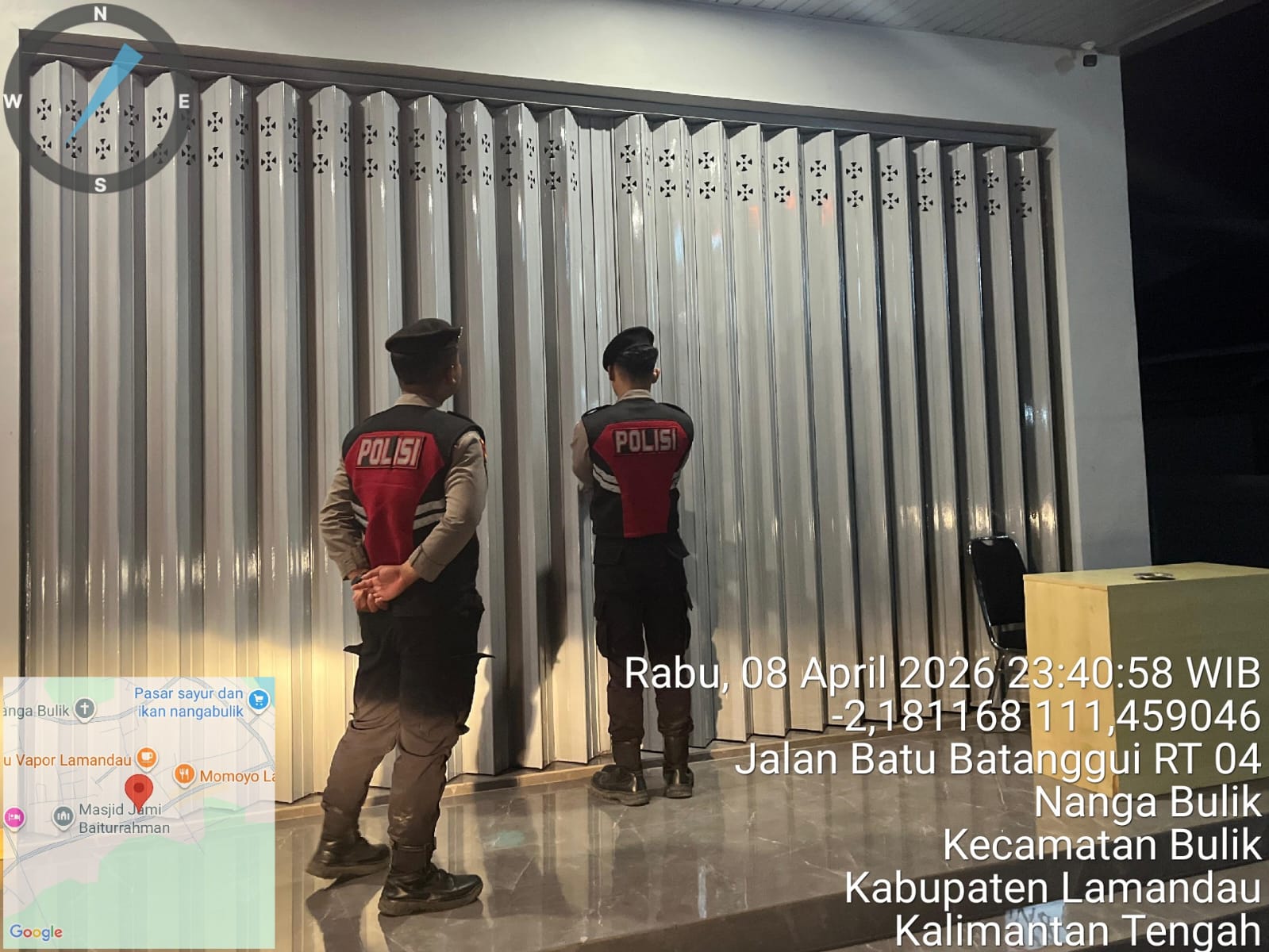 Sat Samapta Polres Lamandau Patroli di Objek Vital, Wilkum Polres Lamandau