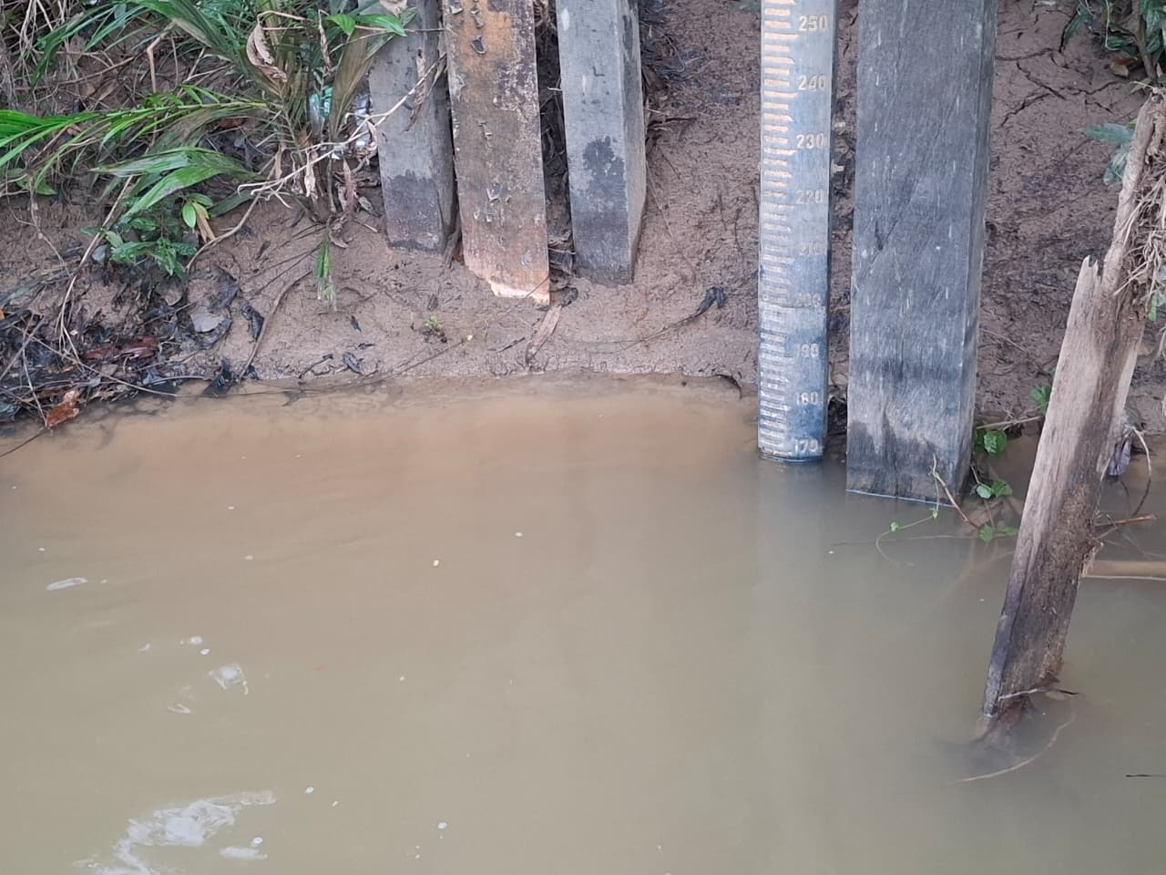 Piket Polsek Cek Debit Air Sungai Lamandau