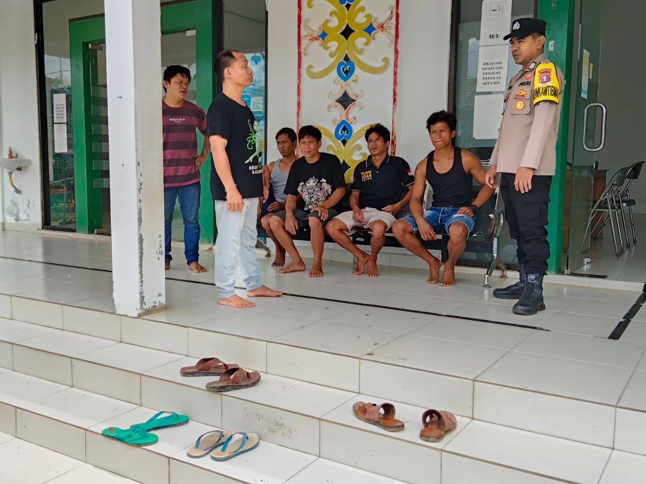 Laks sosialisasi Cooling System ke Masyarakat Polsek Marikit gencar laks giat tersebut di wilayah Kec. Marikit Kab. Katingan.
