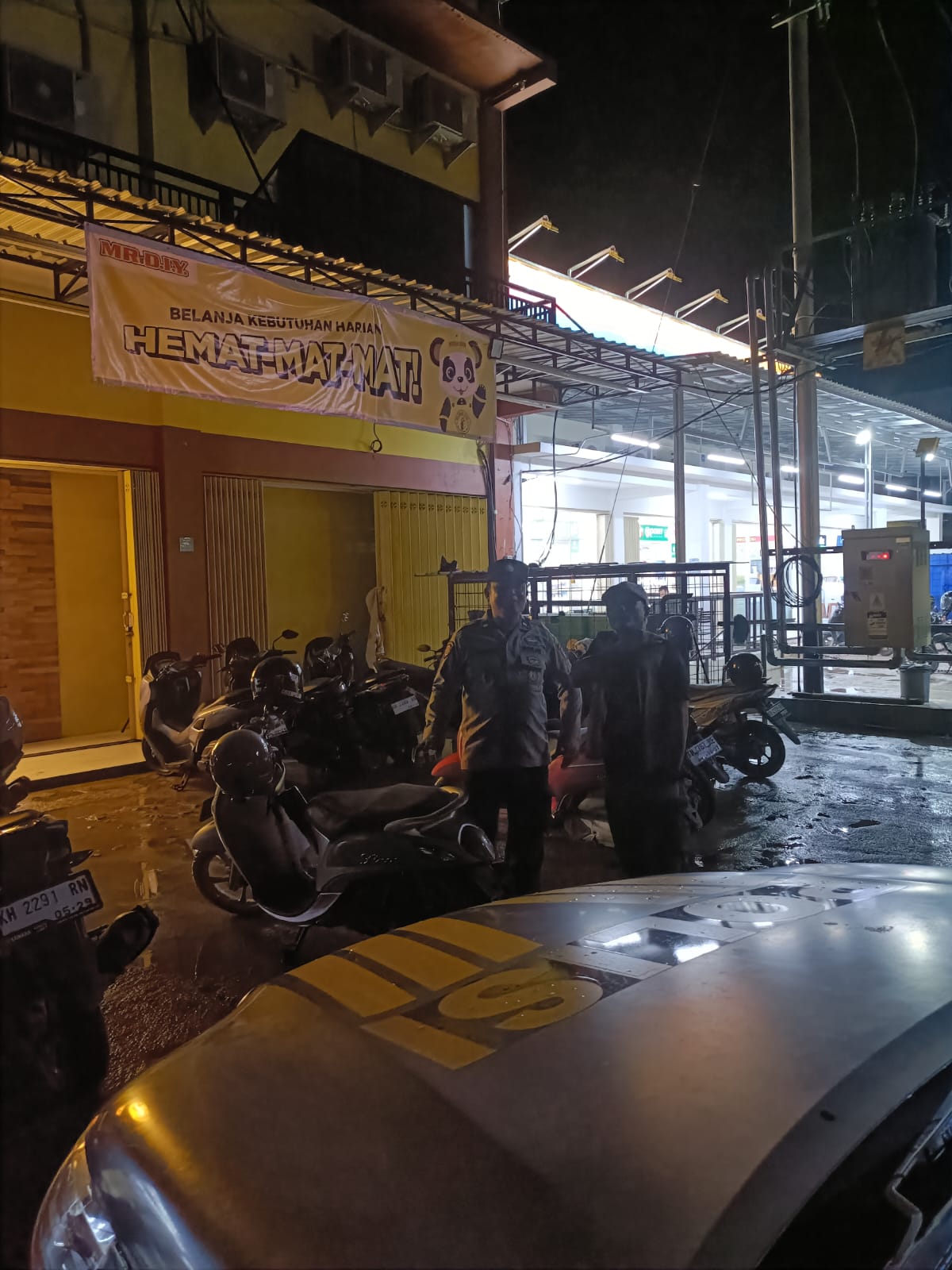 Personel Polsek melaksanakan Patroli di Wilkum Polsek Bulik