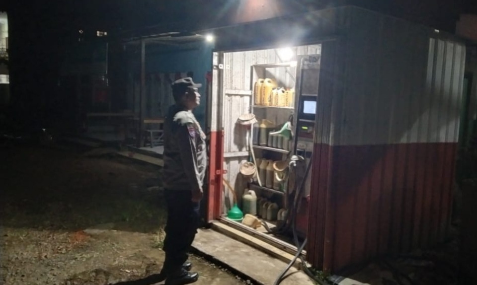 Piket Polsek Patroli kepertokoan diwilkum Polsek Delang