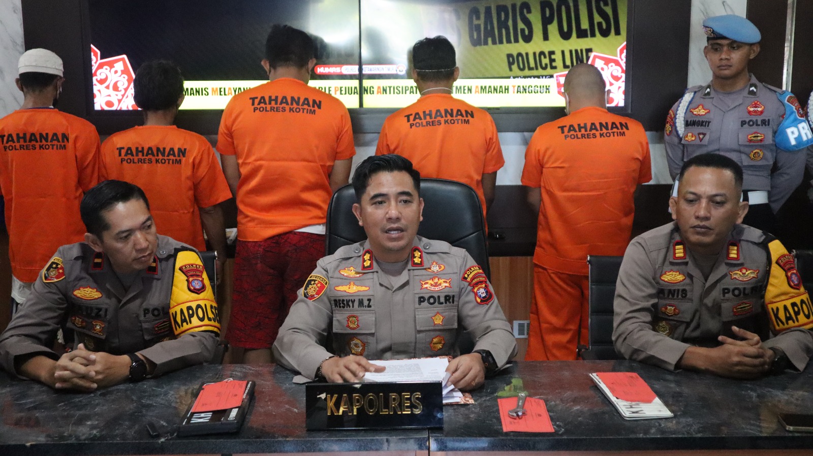 Curanmor dan Penggelapan Terungkap, Polres Kotim Amankan Pelaku dan BB