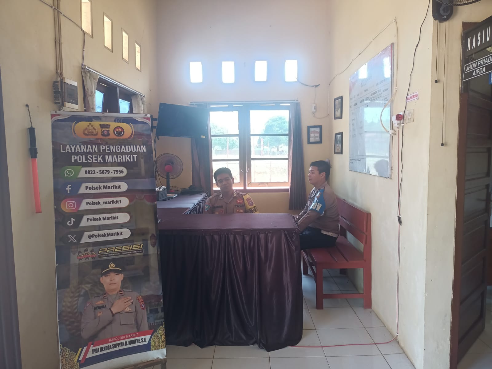 Memelihara Sitkamtibmas di Polsek Marikit melalui Peran Strategis Piket Mako