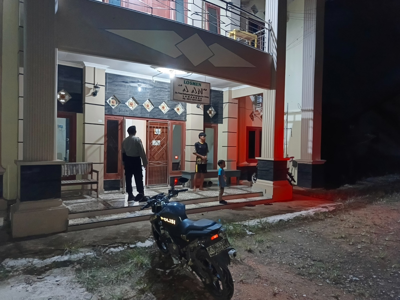 Piket Polsek Delang melaksanakan patroli diwilkum Polsek Delang