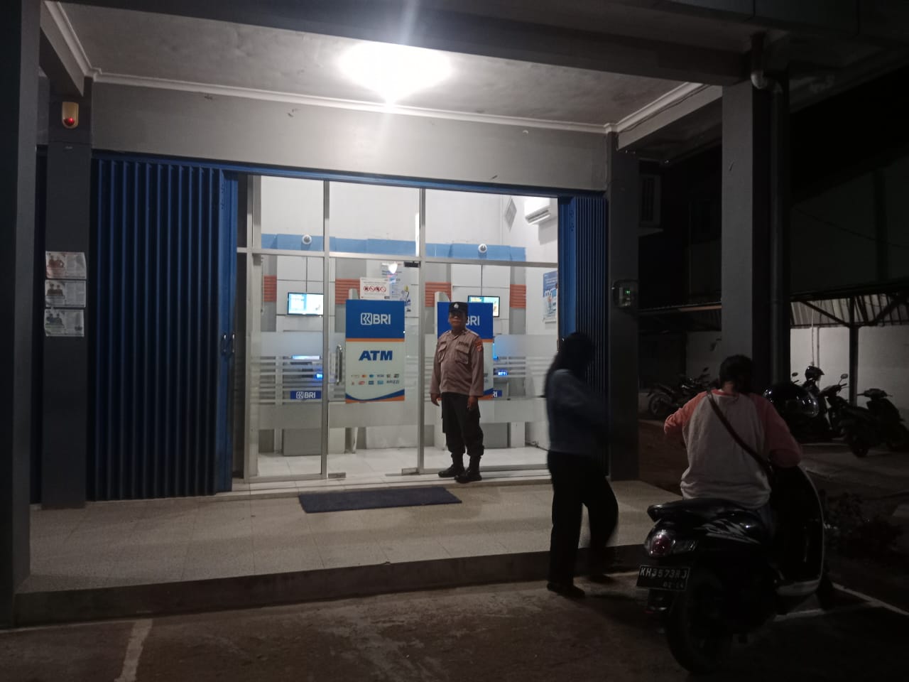 Cegah Gangguan Kamtibmas, Piket Polsek Bulik Patroli ATM