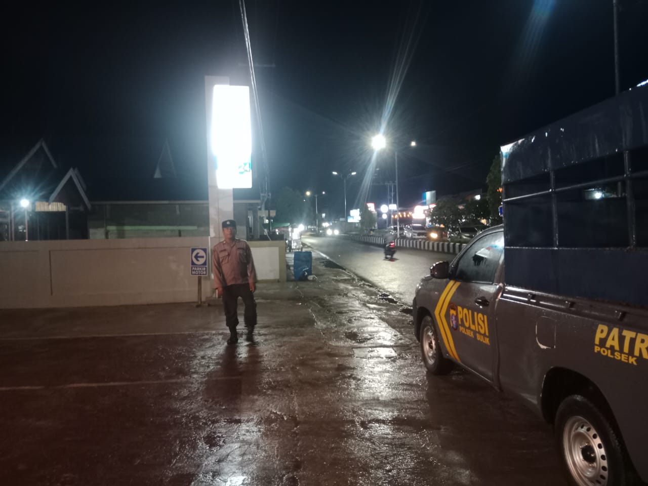 Polsek Bulik Patroli Obyek Vital dan Bank wilkum Polsek Bulik