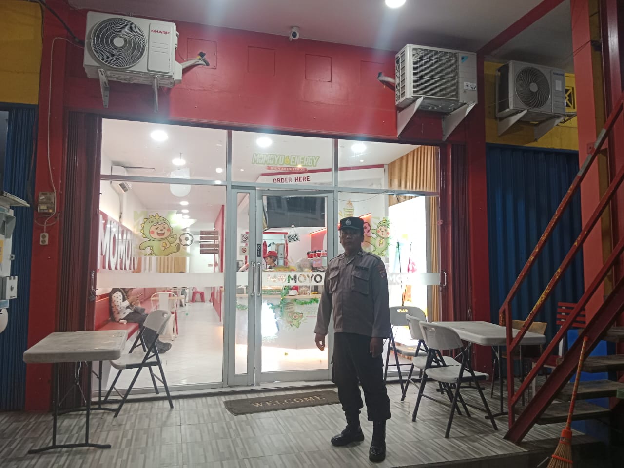 Personil Piket Polsek Bulik Laksanakan Patroli Pertokoan