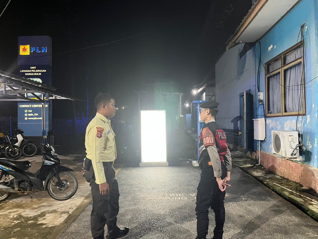 Wujudkan Rasa Aman, Sat Samapta Polres Lamandau Gelar Patroli di Kantor PLN