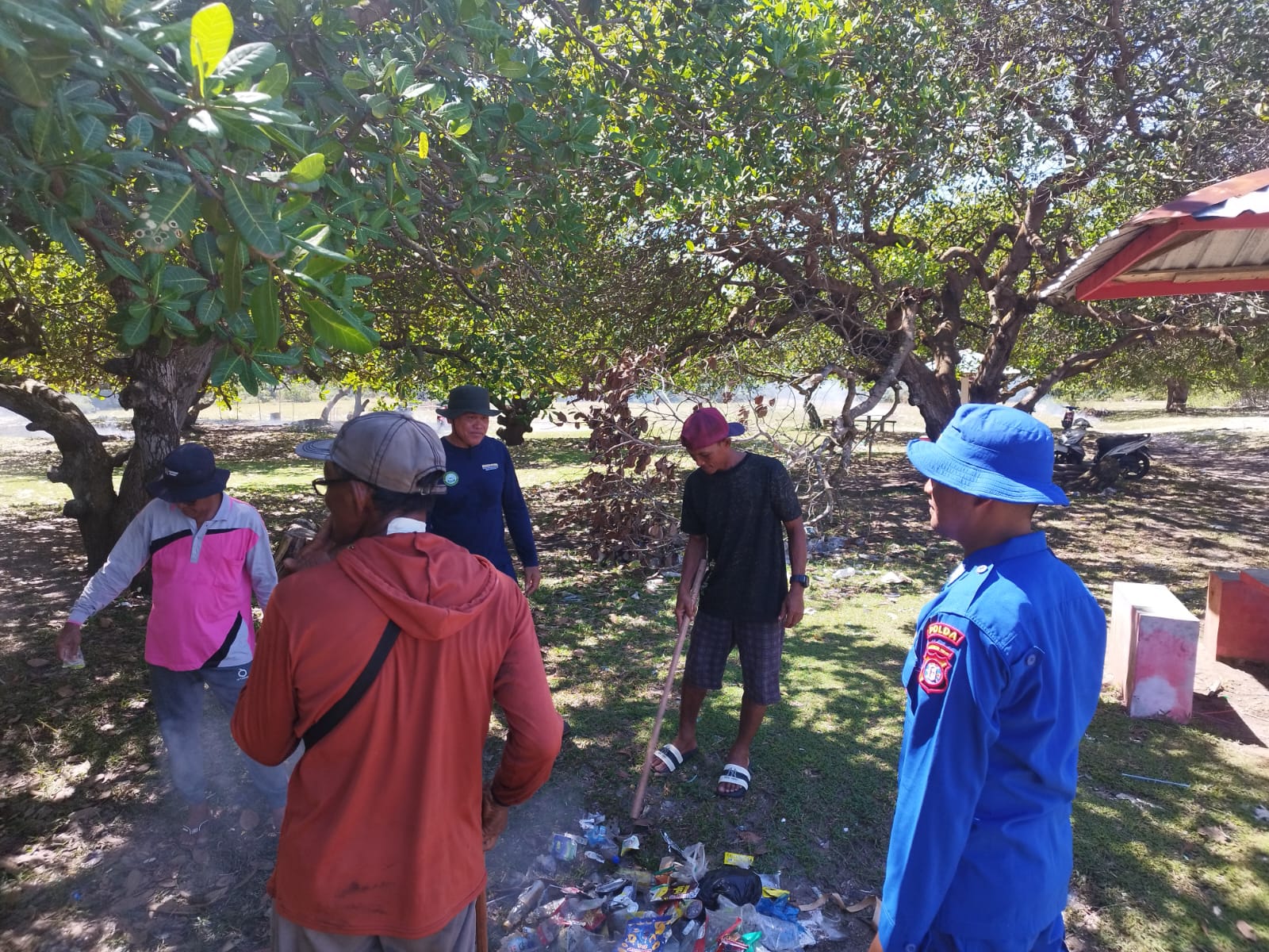 Ditpolairud Polda Kalteng Sosialisasikan Bahaya Narkoba Di Desa Pegatan Hilir, Kecamatan Katingan Kuala Das Katingan