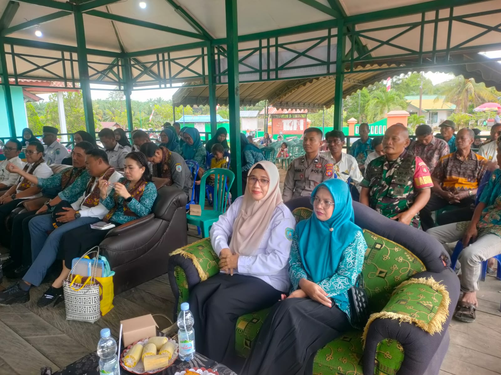 Bhabinkamtibmas Hadiri Penilaian Lomba Desa di Wonorejo, Kegiatan Berjalan Aman dan Kondusif