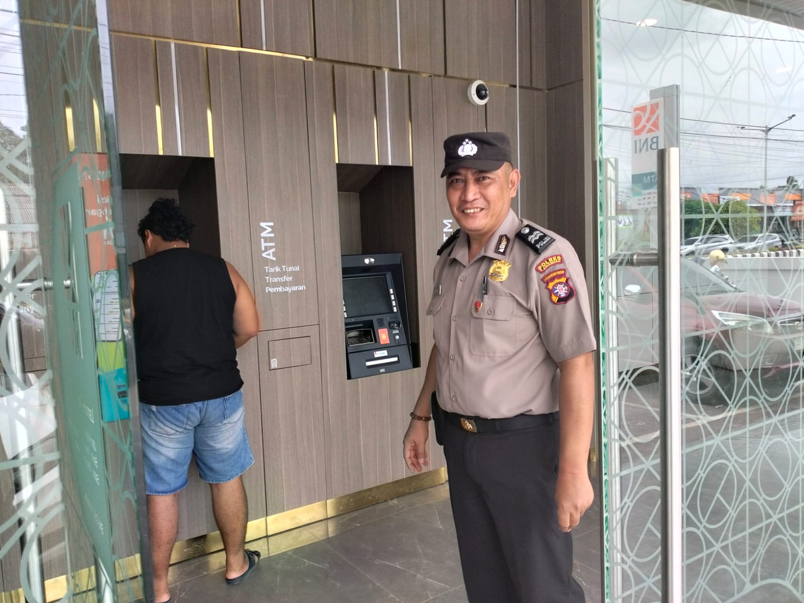 Cegah Gangguan Kamtibmas, Piket Polsek Bulik Patroli ATM