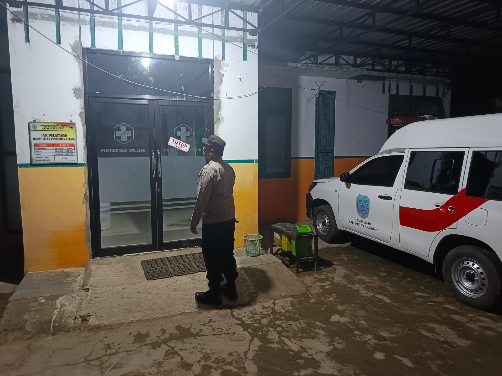 Piket Polsek Delang melaksanakan patroli diwilkum Polsek Delang