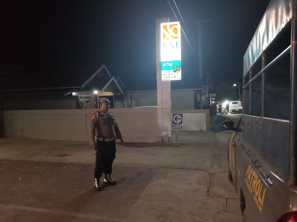 Polsek Bulik Patroli Obyek Vital dan Bank wilkum Polsek Bulik