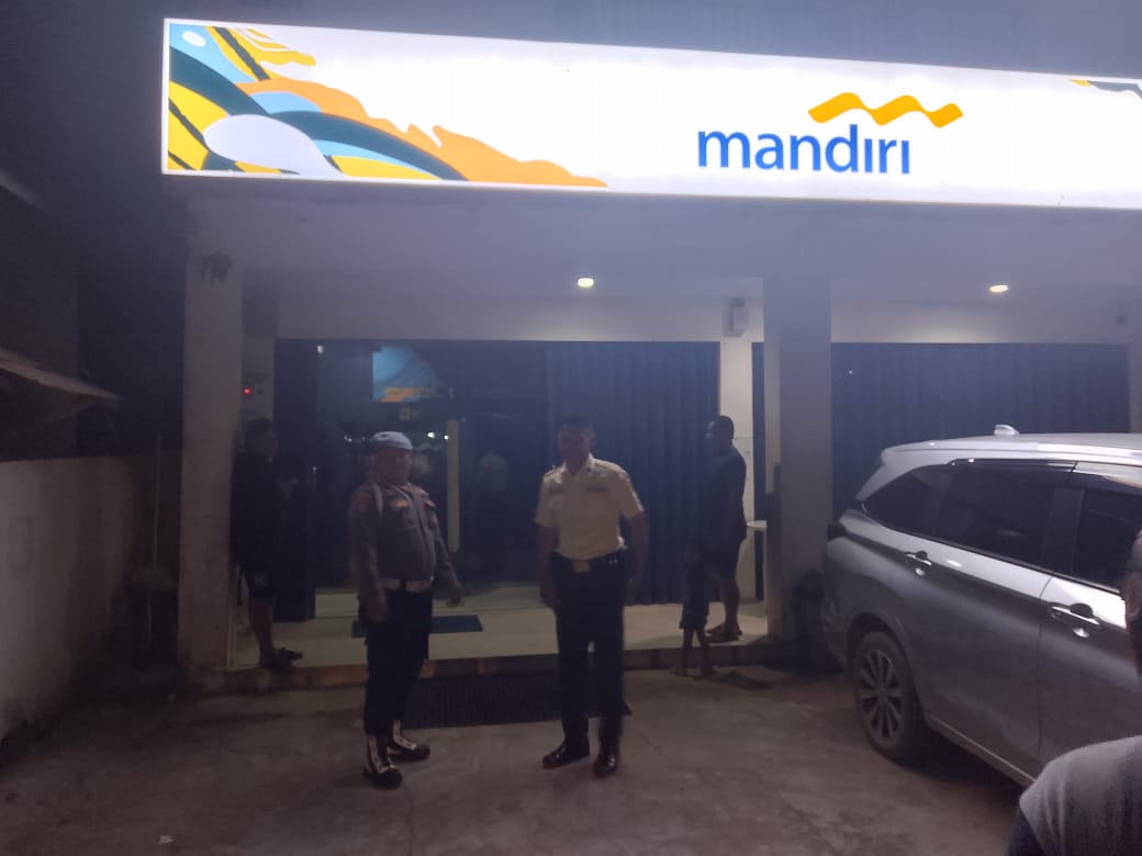 Ciptakan Rasa Aman, Polsek Bulik Patroli Dialogis dengan Satpam Bank