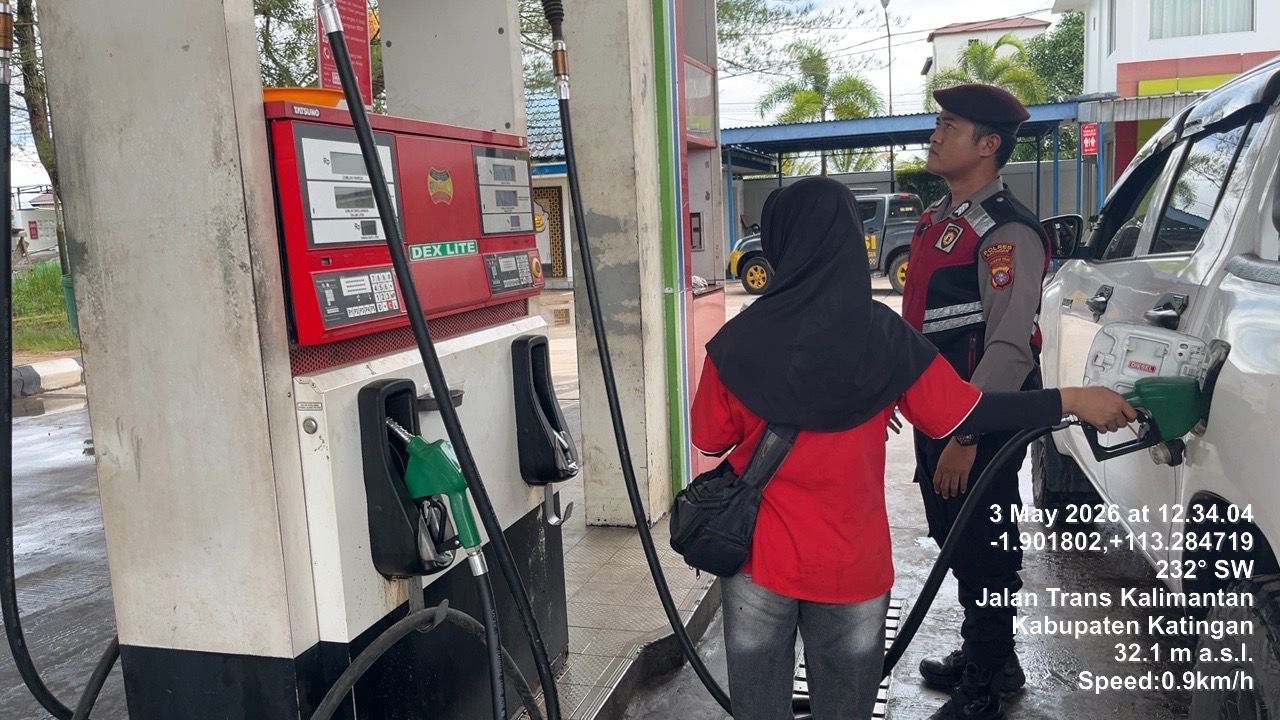 Patroli Pagi, Personel Samapta Polres Katingan Sasar Titik Rawan Tindak Pidana.