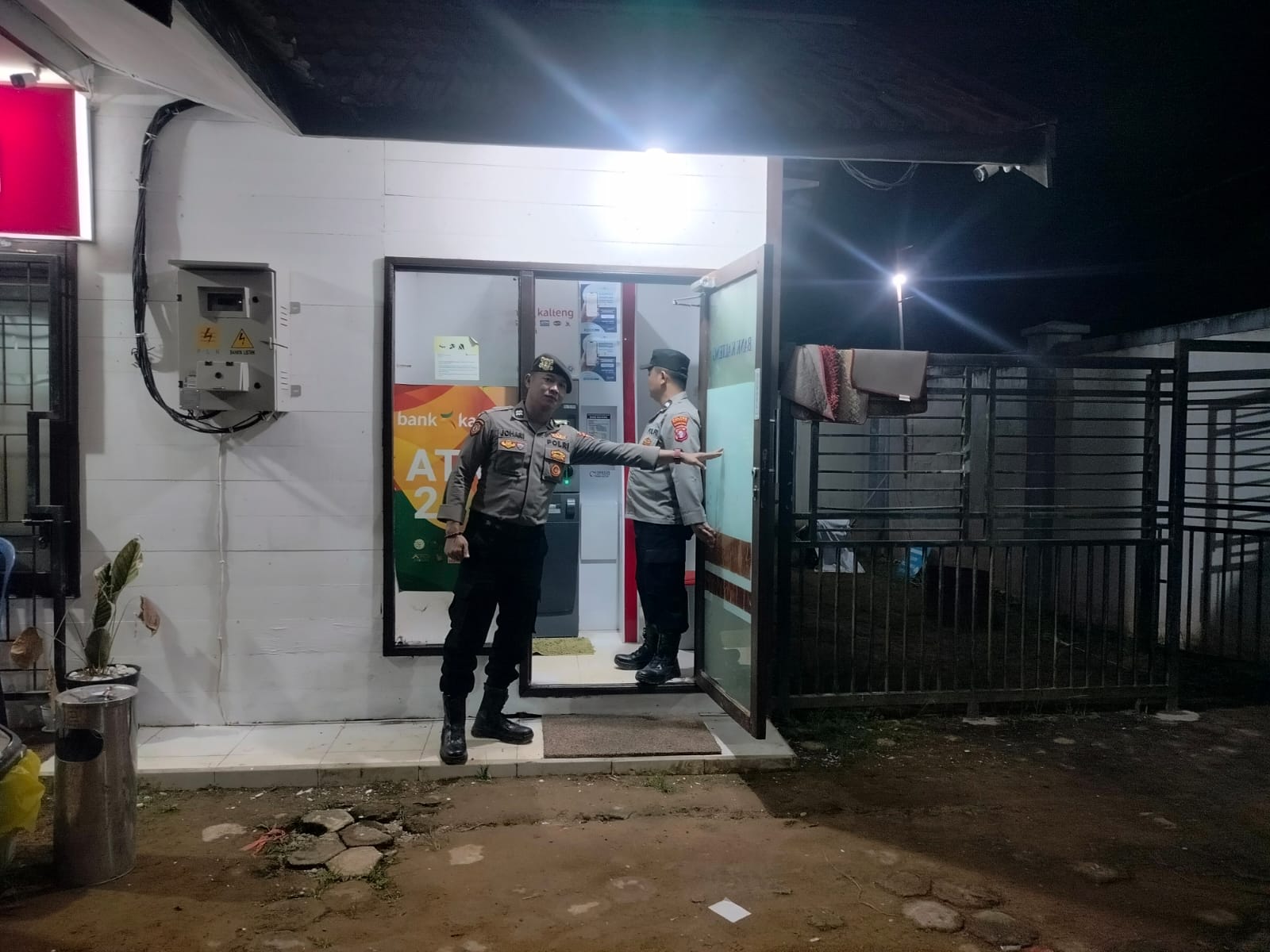 Patroli Malam Polsek Marikit Cegah Gangguan Kamtibmas