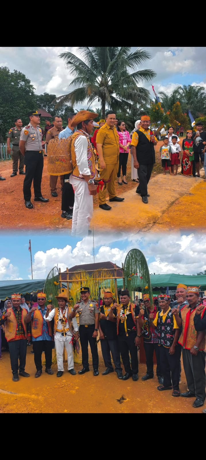 BHABINKAMTIBMAS HADIRI PERINGATAN HARI JADI KE-11 DESA RIMBA JAYA