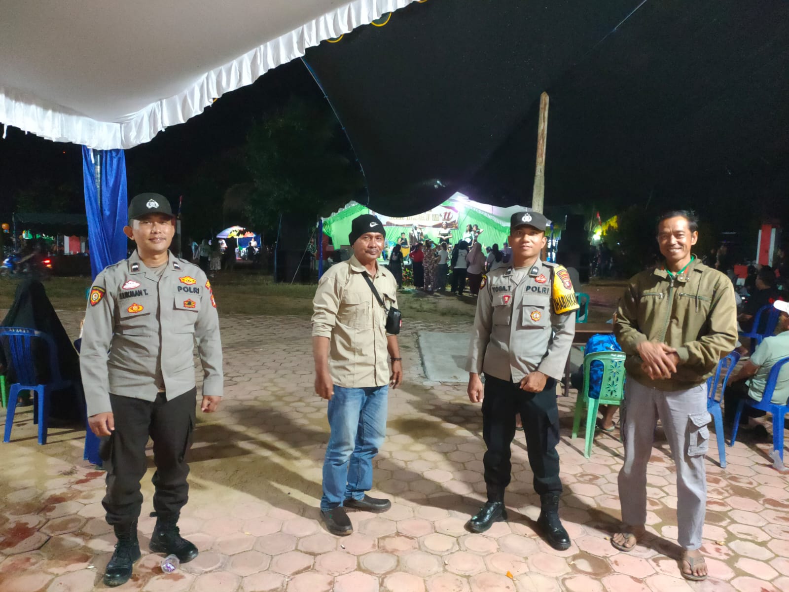 Personil Polsek Sematu Jaya laksanakan Patroli diwilkum Polsek Sematu Jaya