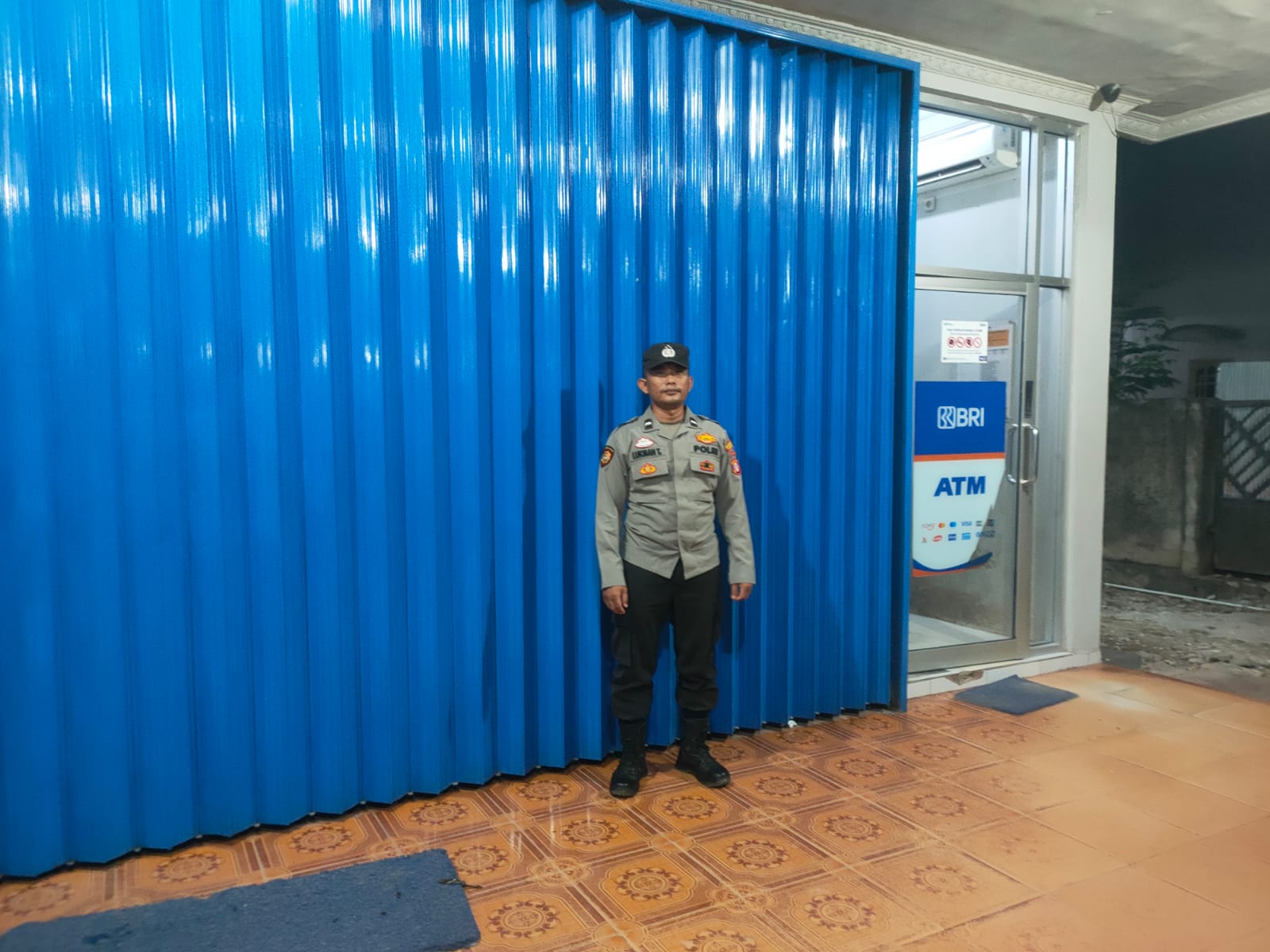Piket Polsek Patroli ke Perbankan Atm