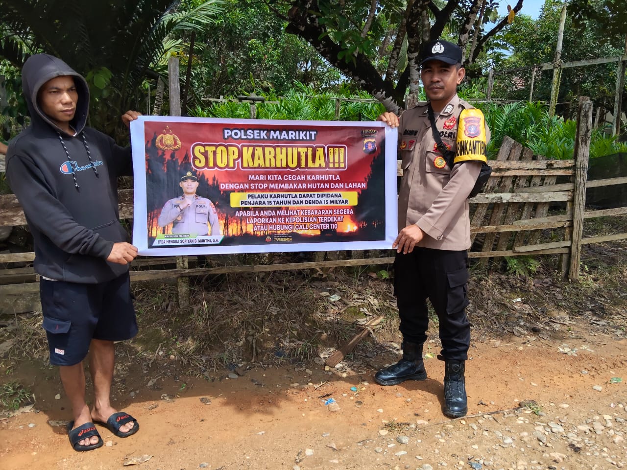 Polsek Marikit Gerakkan Komunitas, Perkuat Peran Aktif Warga sebagai Garda Terdepan Cegah Karhutla
