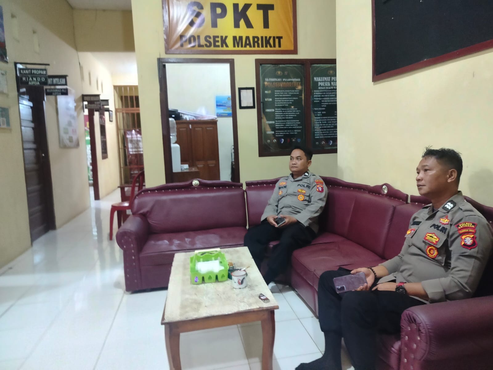 Ruang SPKT Polsek Marikit, Simbol Keterbukaan dan Kepastian Pelayanan Publik