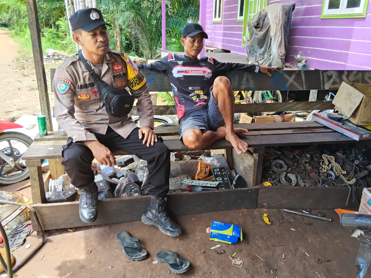 Cooling System Berbasis Sambang, Polsek Marikit Dorong Peran Aktif Warga