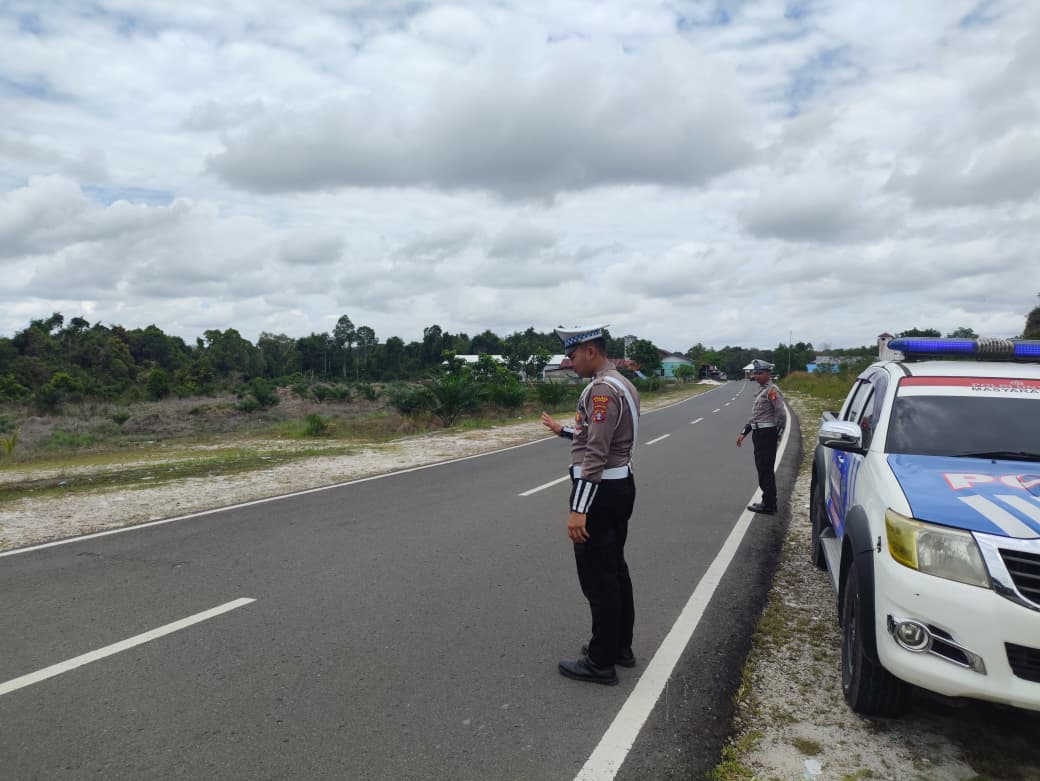 Antisipasi Balap Liar, Satlantas Polres Katingan laksanakan patroli ke titik-titik lokasi rawan balap liar.