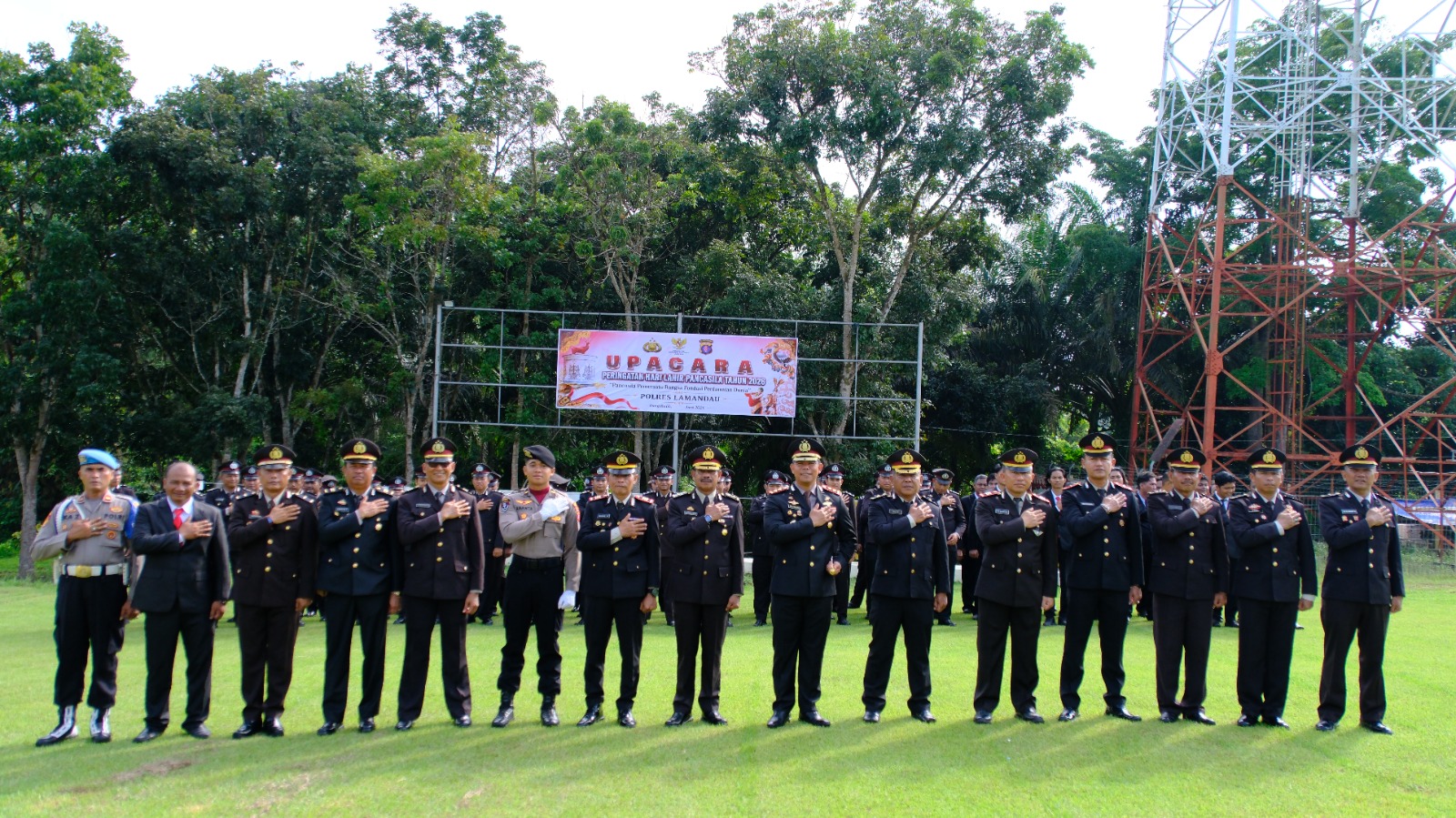 Kobarkan Semangat Persatuan, Polres Lamandau Peringati Hari Lahir Pancasila 2026