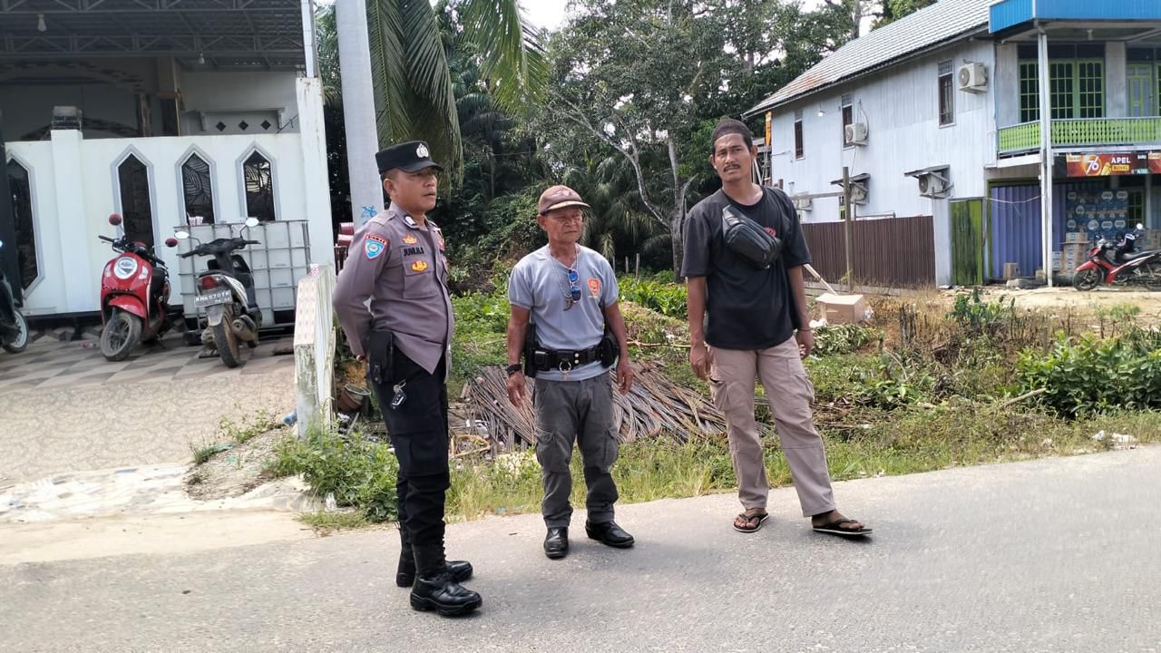 Polsek Katingan Tengah Sambang Kamtibmas