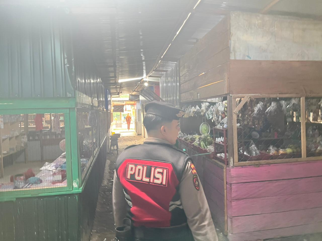 Tak Luput dari Pantauan, Pasar Tradisional Jadi Sasaran Patroli Sat Samapta Polres Lamandau