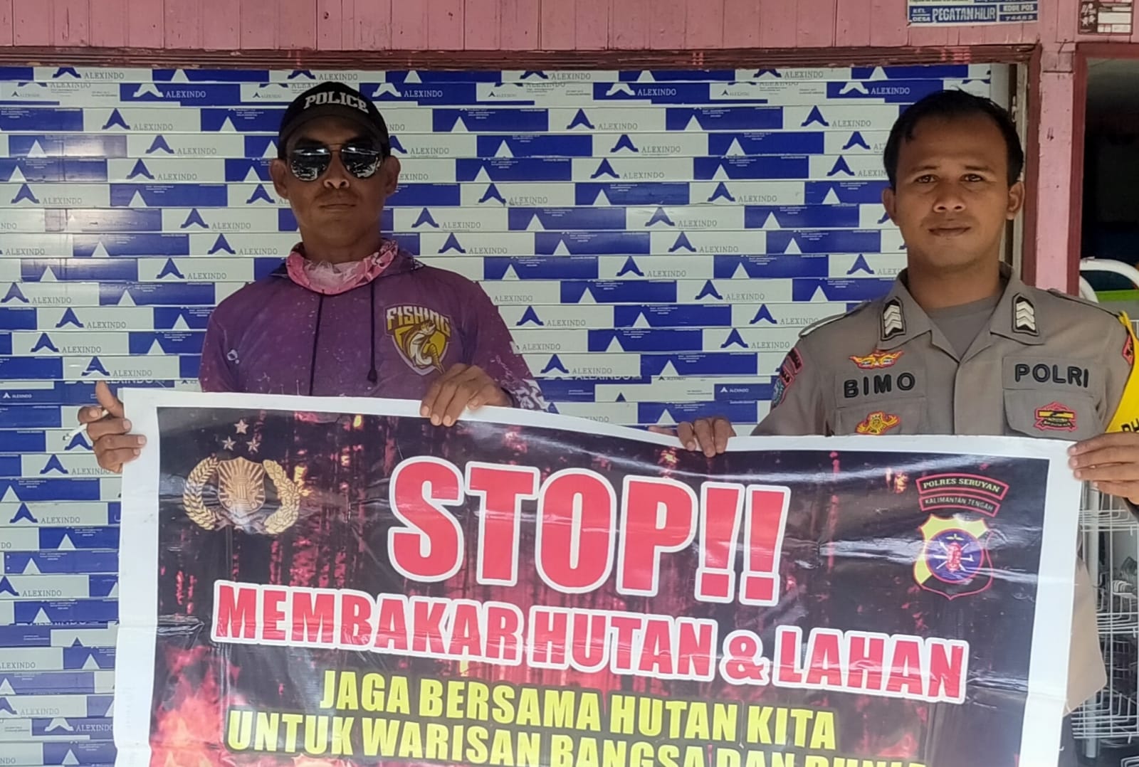 Upaya Pencegahan Karhutla, Bhabinkamtibmas Rutin Himbau Masyarakat tentang Bahaya Karhutla
