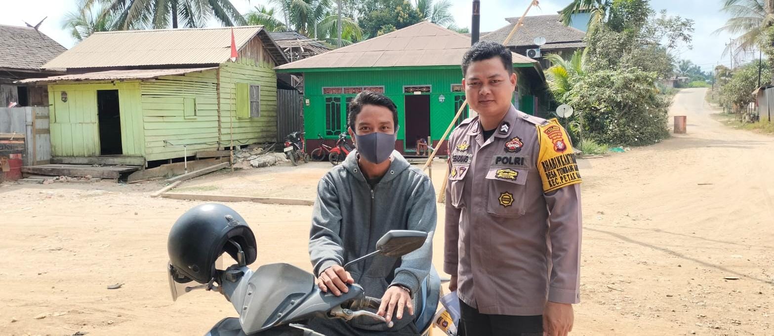 Lewat Sambang Bhabinkamtibmas Ajak Warga Wujudkan Kamtibmas Kondusif