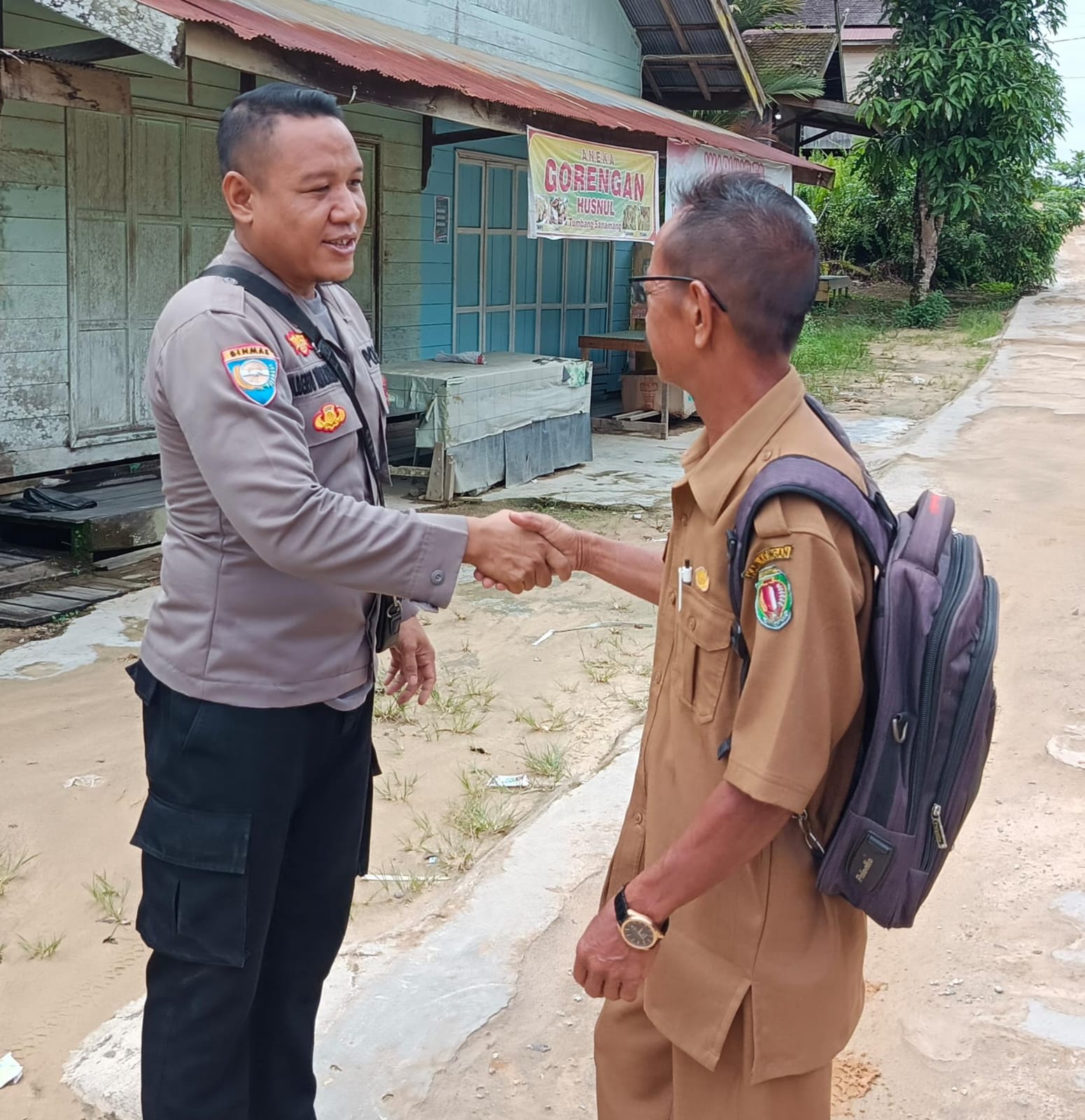 Polsek Katingan Hulu sosialisasi Stop Karhutla.