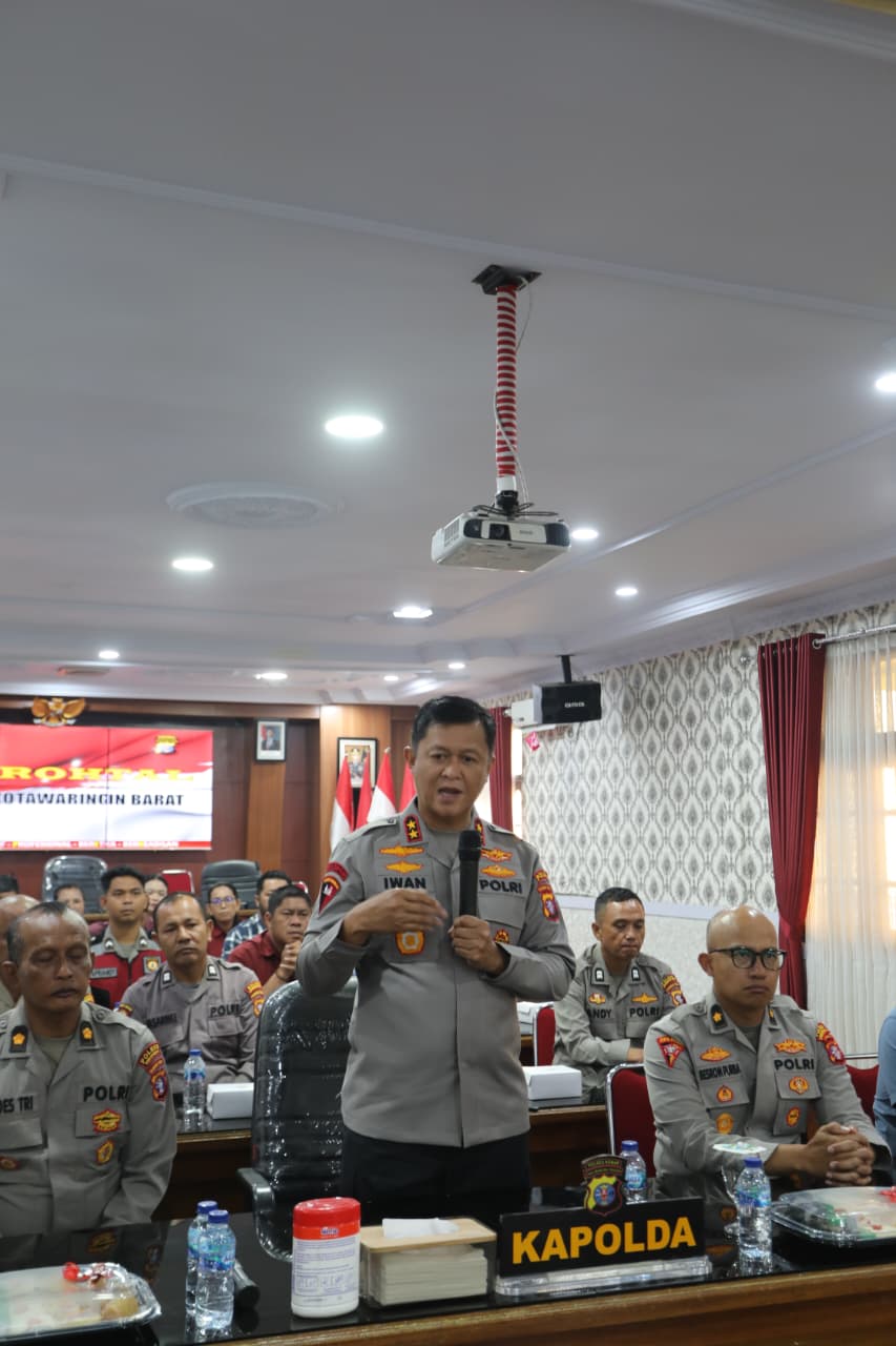 Binrohtal di Mapolres Kobar, Kapolda Kalteng: Semoga Bencana Kabut Asap Dan Karhutla Segera di Teratasi
