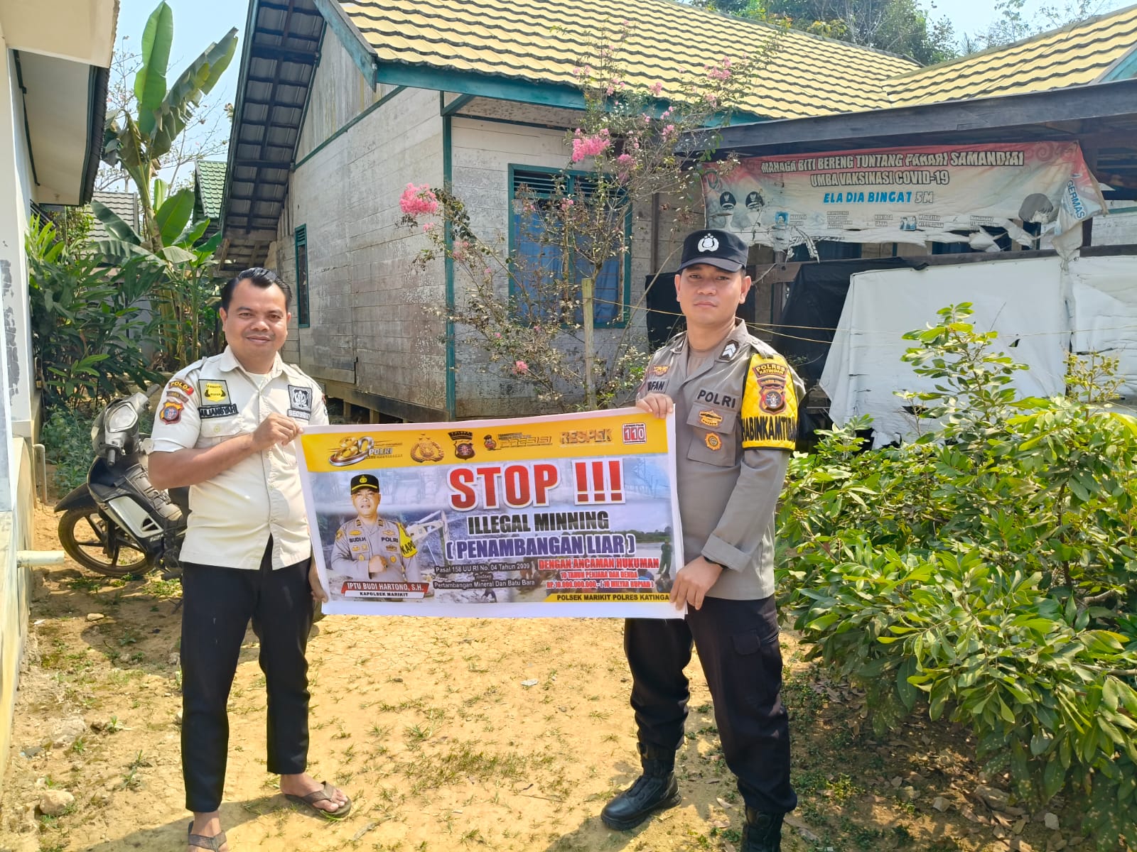 Waspada Tambang Ilegal, Polsek Marikit Edukasi Warga