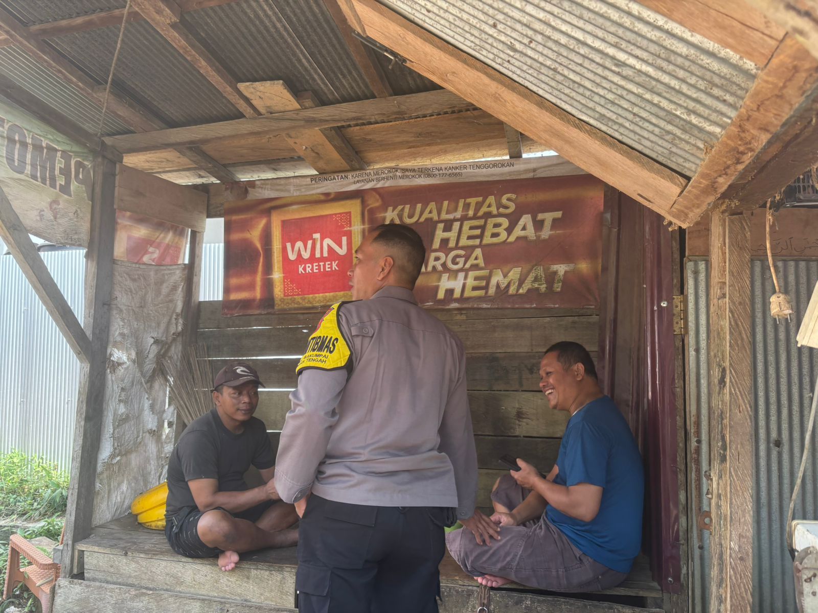 Polsek Katingan Tengah Sambang Kamtibmas