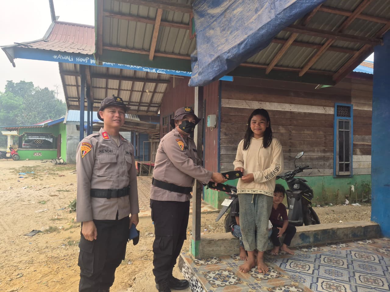 Pasis Lemdiklat Polri Gencarkan Edukasi Karhutla, Warga Kurun Diingatkan Tak Buka Lahan dengan Membakar