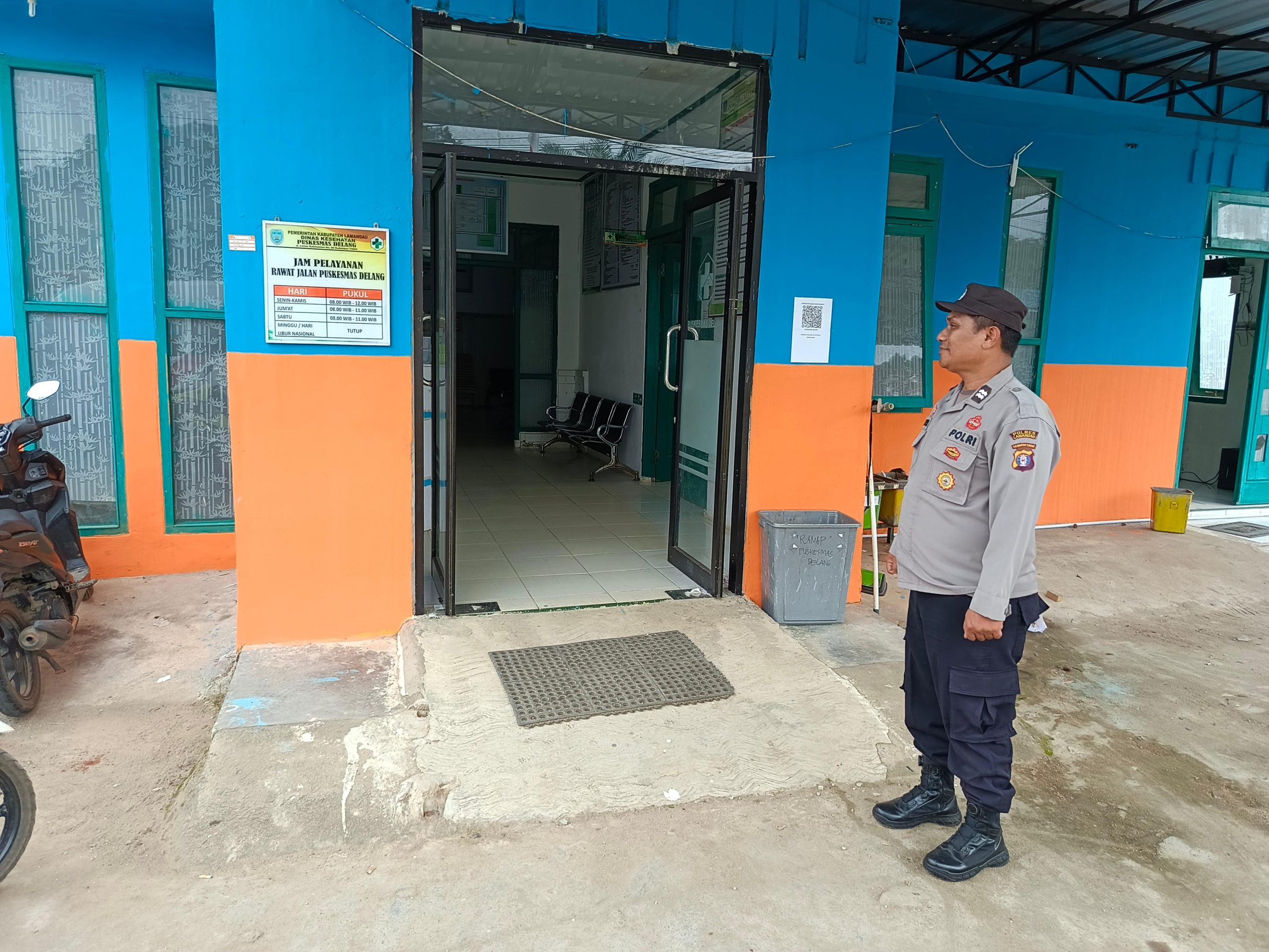 Polsek Delang Sambangi Fasilitas Kesehatan, Jaga Kamtibmas