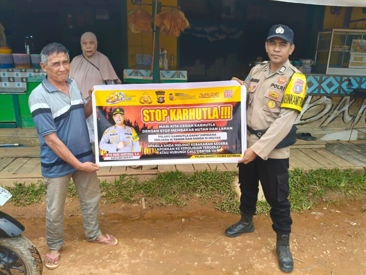 Bersama Bhabinkamtibmas Mitigasi Dini Kebakaran Hutan dan Lahan: Tanggung Jawab Bersama
