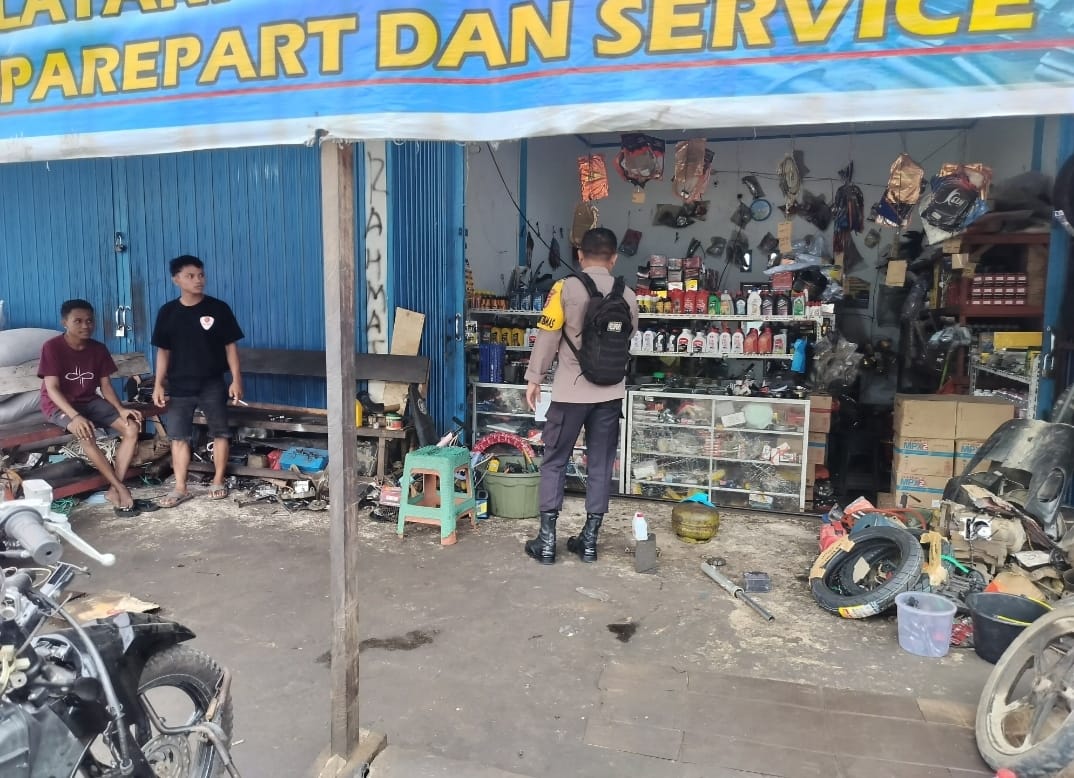 Polsek Delang Sambangi Bengkel, Perkuat Kemitraan dengan Pelaku Usaha