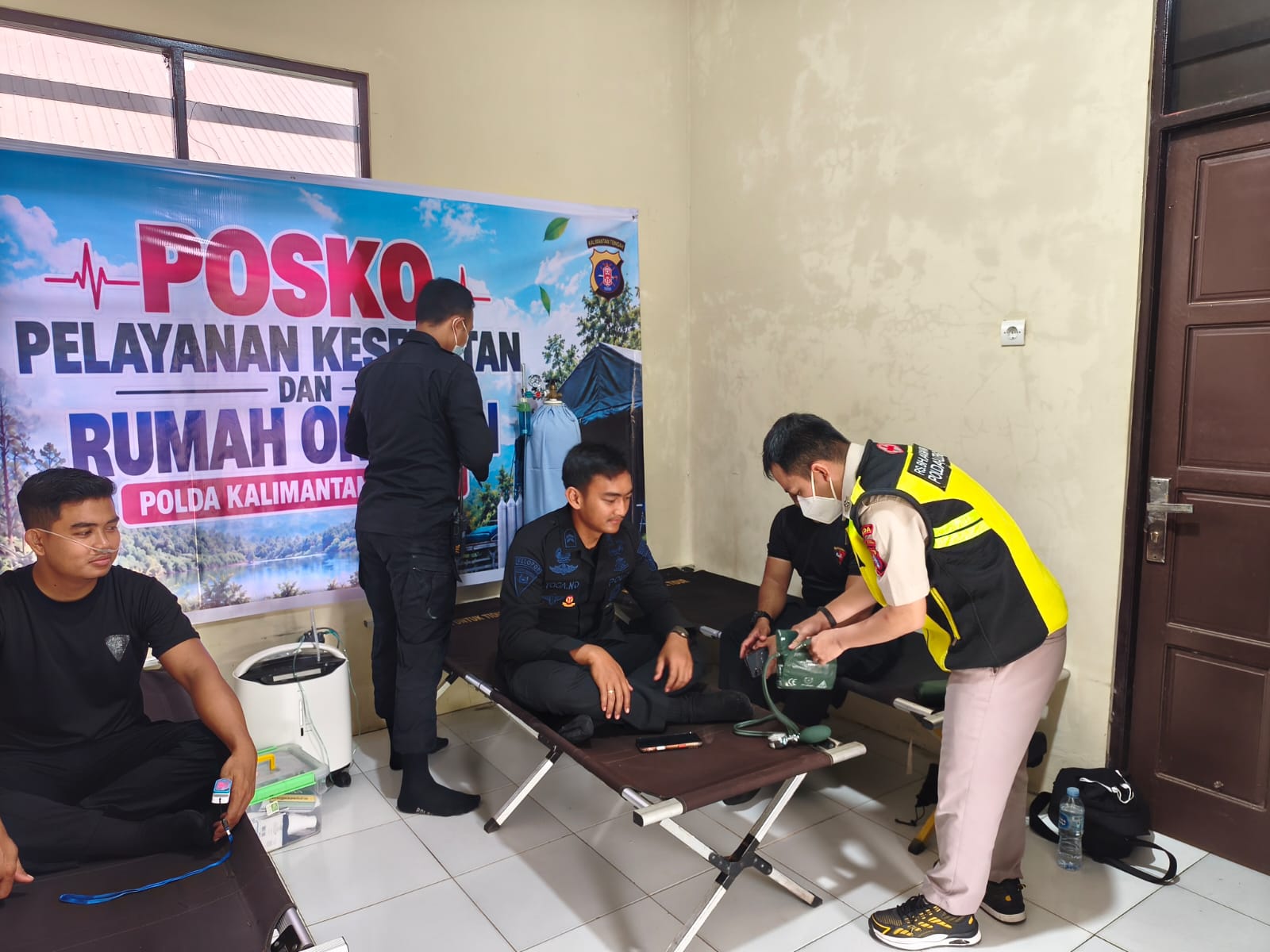 Polda Kalteng Siapkan Rumah Oksigen Gratis untuk Personel dan Masyarakat Terdampak Kabut Asap