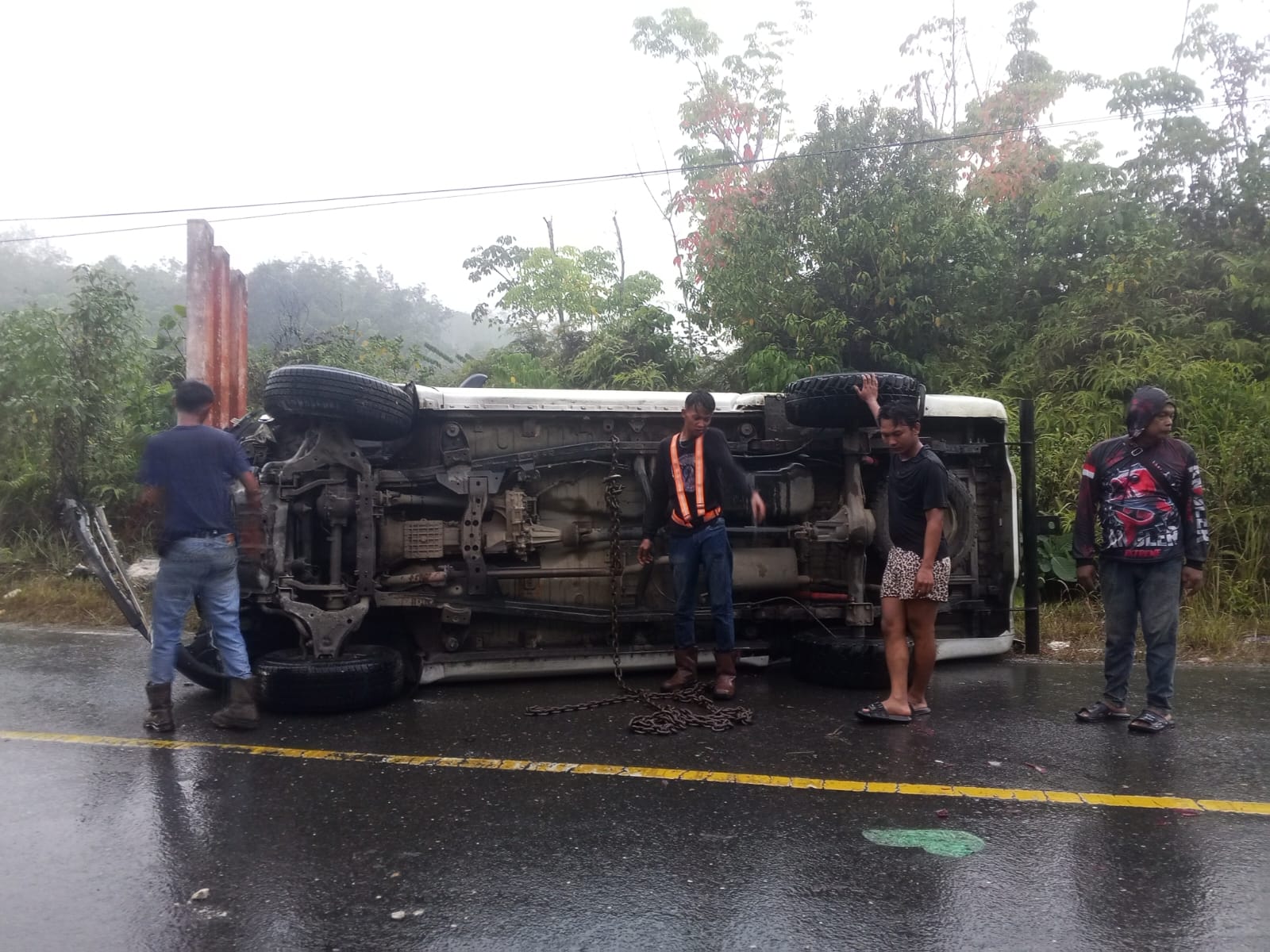 Bentuk Quick Response, Personel Kompi 1 Batalyon C Pelopor Tangani Kecelakaan Lalu Lintas