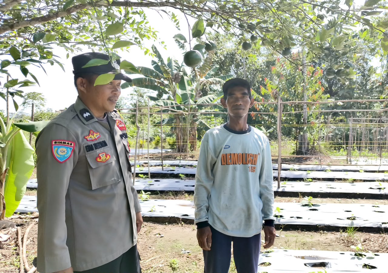 Polsek Katingan Tengah Sambang Kamtibmas