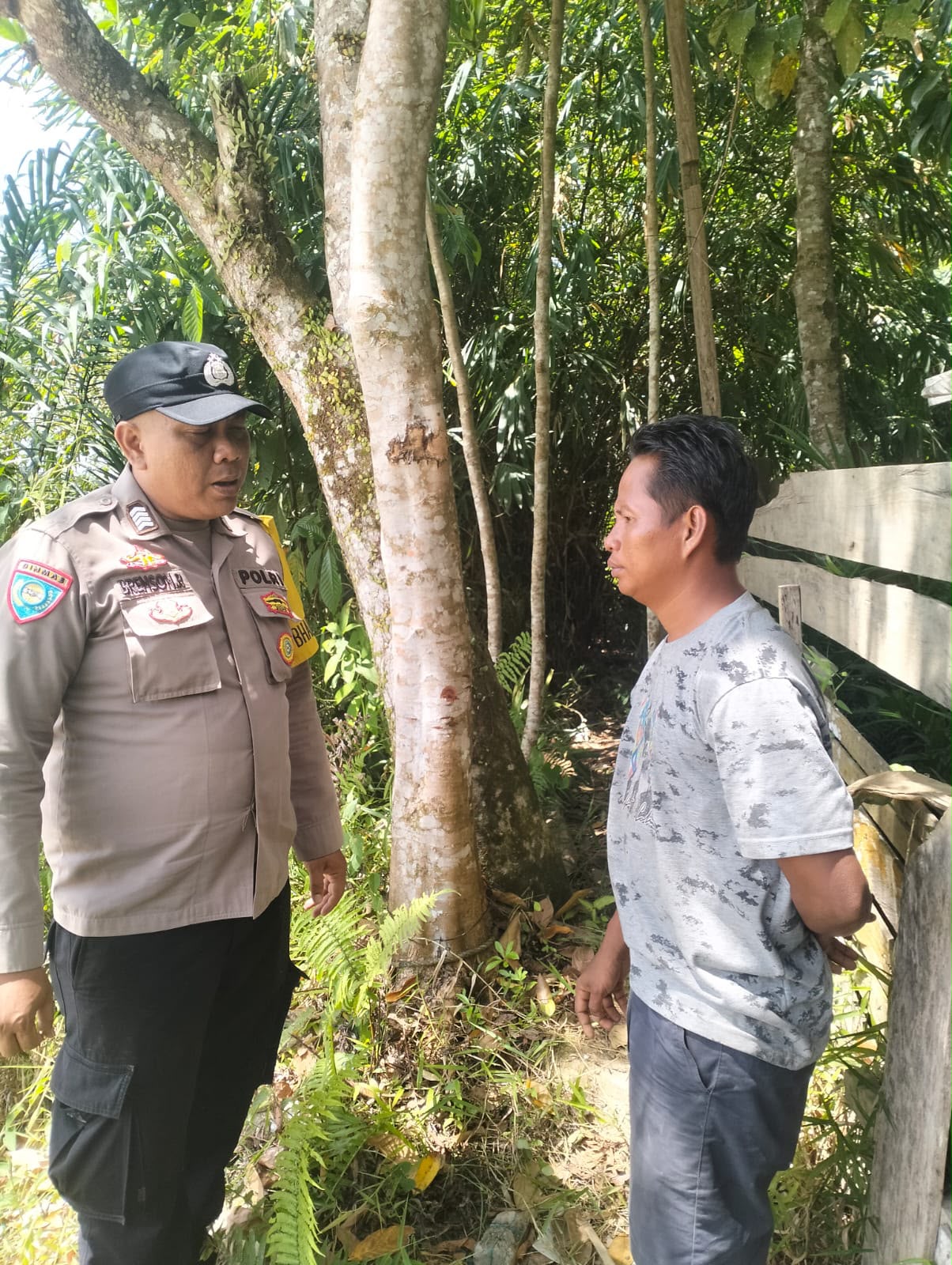 Polsek Katingan Tengah Sambang Kamtibmas