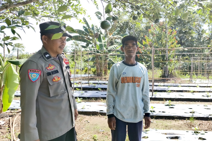 Polsek Katingan Tengah Sambang Kamtibmas