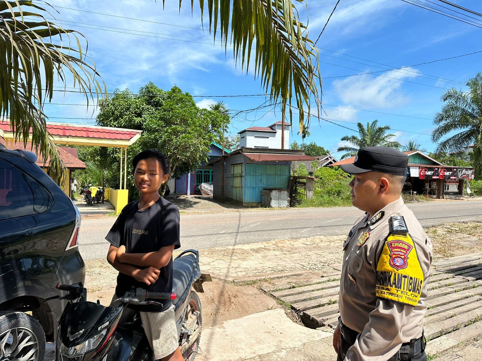 Polsek Katingan Tengah Sambang Kamtibmas